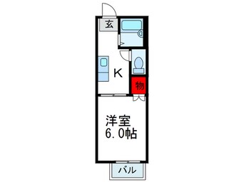 間取図 コスモハイツ今宮