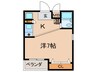スティルネス塚口 1Kの間取り