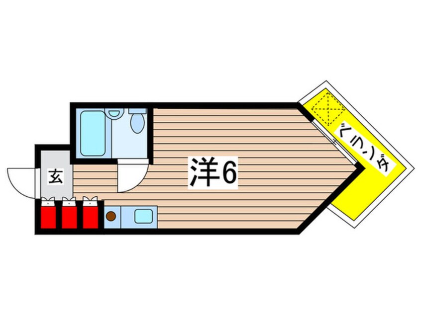 間取図 キュ－ブＡＭＸ