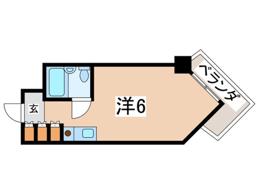 間取図 キュ－ブＡＭＸ