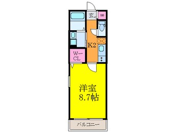間取図 プレジェ－ネ一津屋