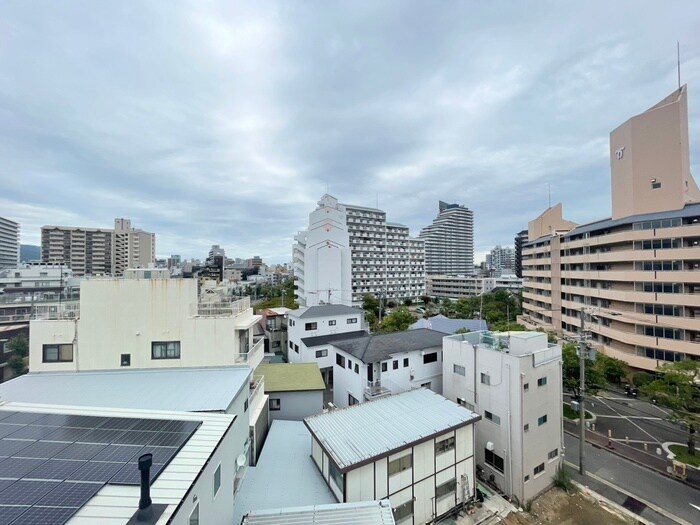 室内からの展望 兼久マンション