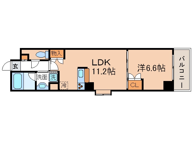 間取り図 ベラジオ四条烏丸Ⅲ（１００３）