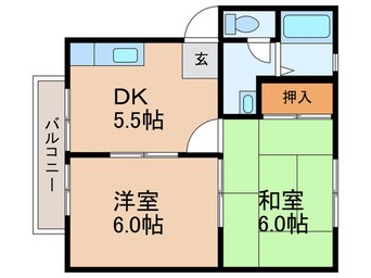 間取図 サンモリックＡ棟