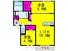 Joy・Point Village A棟 2LDKの間取り