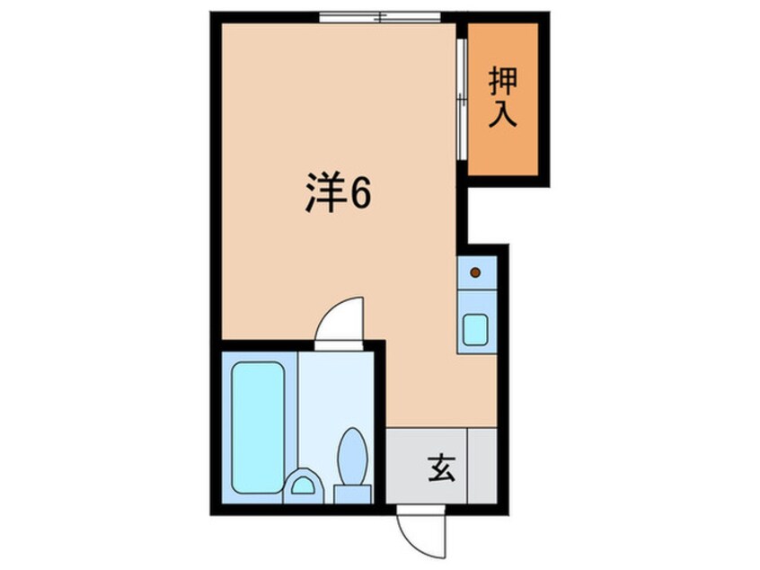 間取図 ハイツフジ