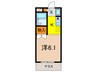 ファインコ－ト仁川 1Rの間取り