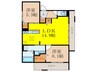 D-residence高槻市下田部A棟PJ 2LDKの間取り