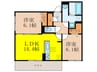 D-residence高槻市下田部A棟PJ 2LDKの間取り