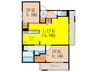 D-residence高槻市下田部A棟PJ 2LDKの間取り