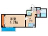 エルシャ千鳥橋 1Kの間取り