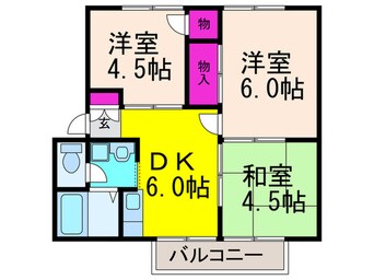 間取図 サンモリックＢ棟