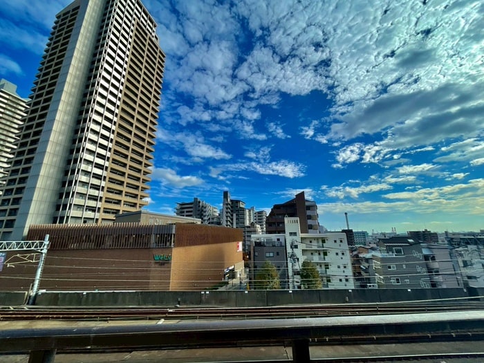 室内からの展望 ﾄｰｶﾝｷｬｽﾃｰﾙ六甲道（501）