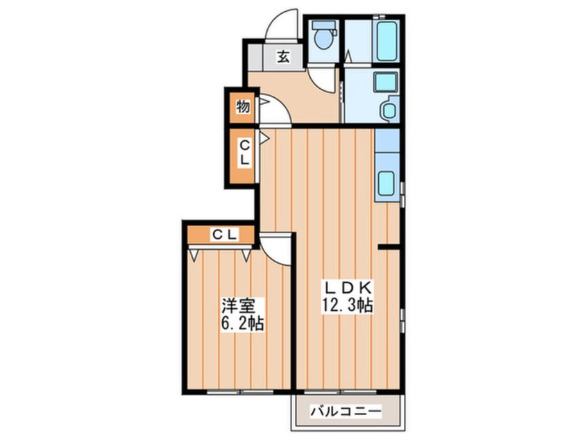 間取図 サニーコート初町