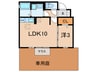 リータ　グランダッド 1LDKの間取り