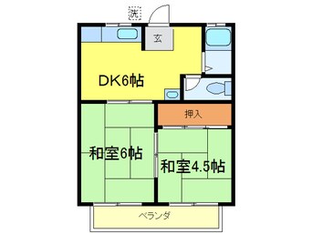 間取図 サンハイツB棟・C棟