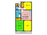ロイヤルハイツ一津屋 3DKの間取り