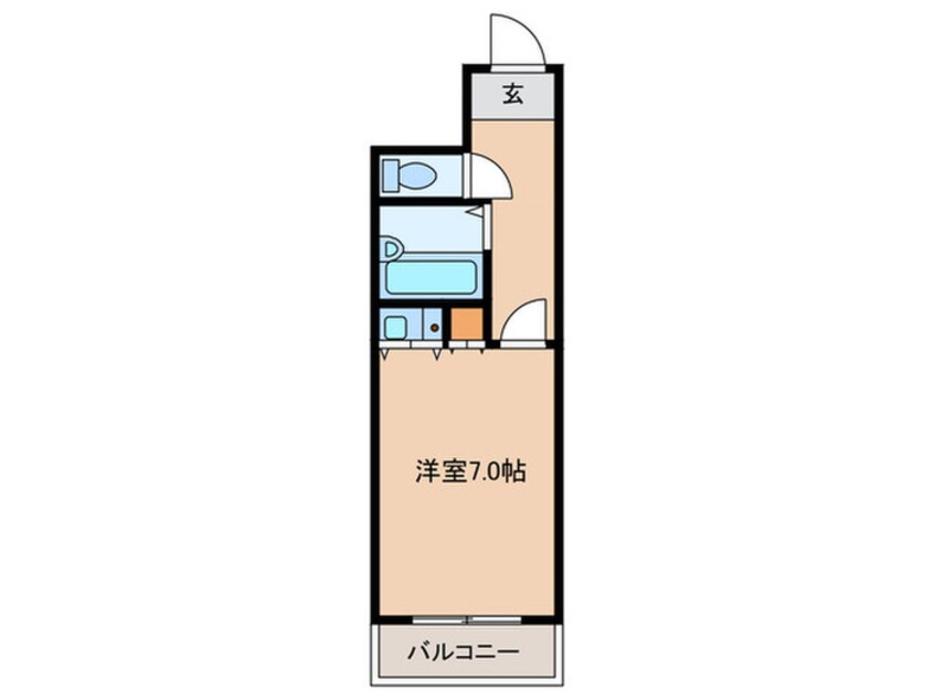 間取図 ヴァンヴェール天満