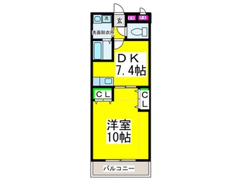 間取図 ＡＺＵＲ羽衣