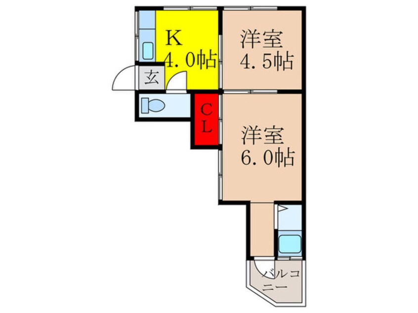 間取図 山下荘