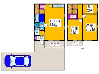 間取図 神旭タウンＢ棟