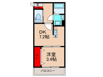 間取図 REGIES近大SouthⅡ