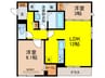 アベニュー阪南町 2LDKの間取り