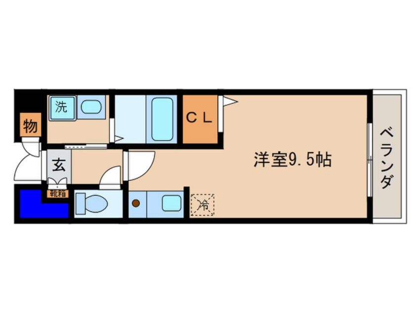 間取図 サンセ－ル