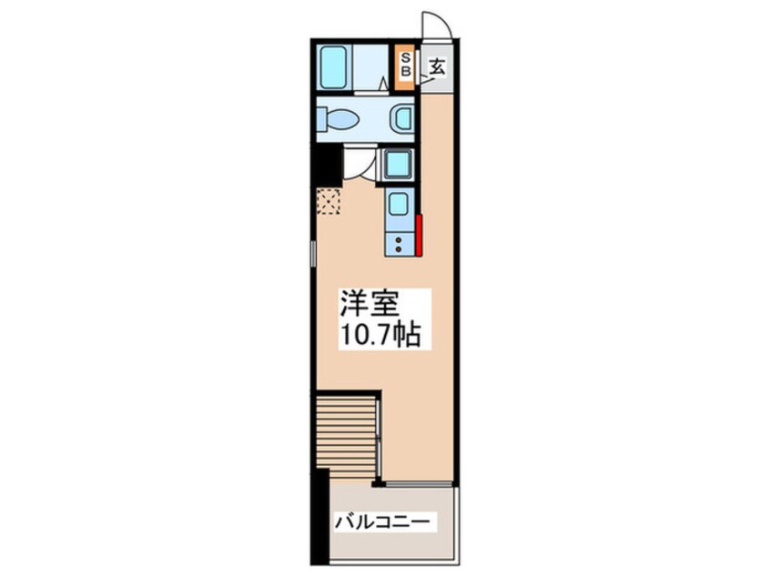 間取図 インプルーブ難波ウエスト