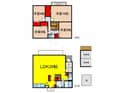 西緑丘貸家の間取図