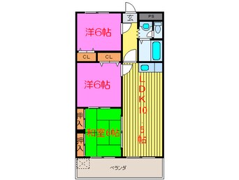 間取図 三京ビル