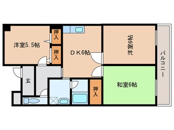 間取図 パストラーレ久米田