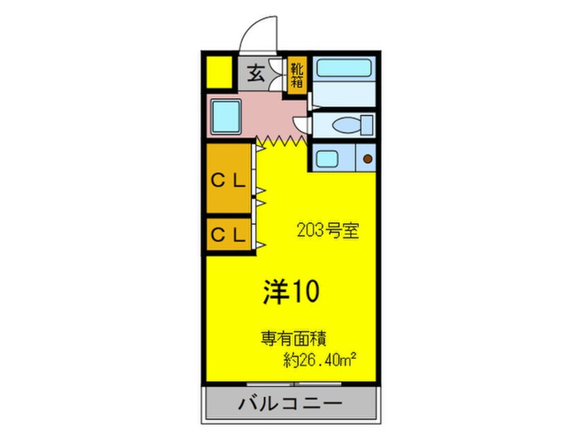 間取図 マンションセラヴィ