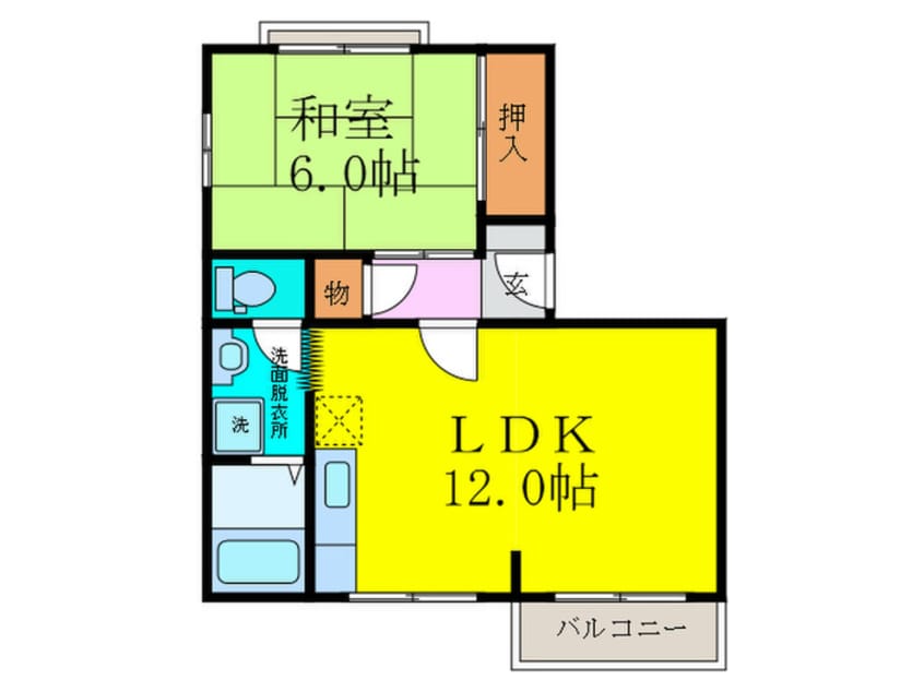 間取図 南春日丘ﾊｲﾂ