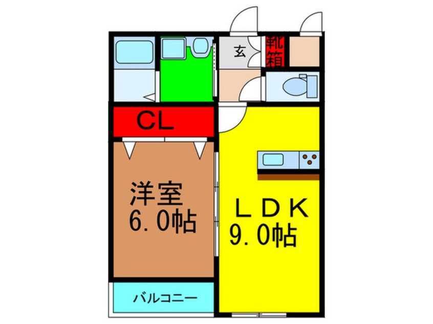 間取図 クラウディア香里ケ丘