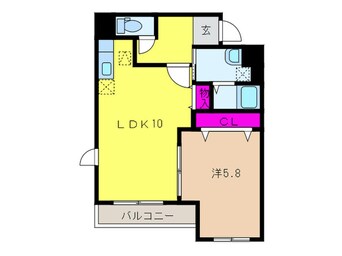 間取図 ロングフィールド長原