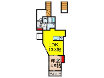 間取図 中山荘園ＬＯＨＡＵＳ