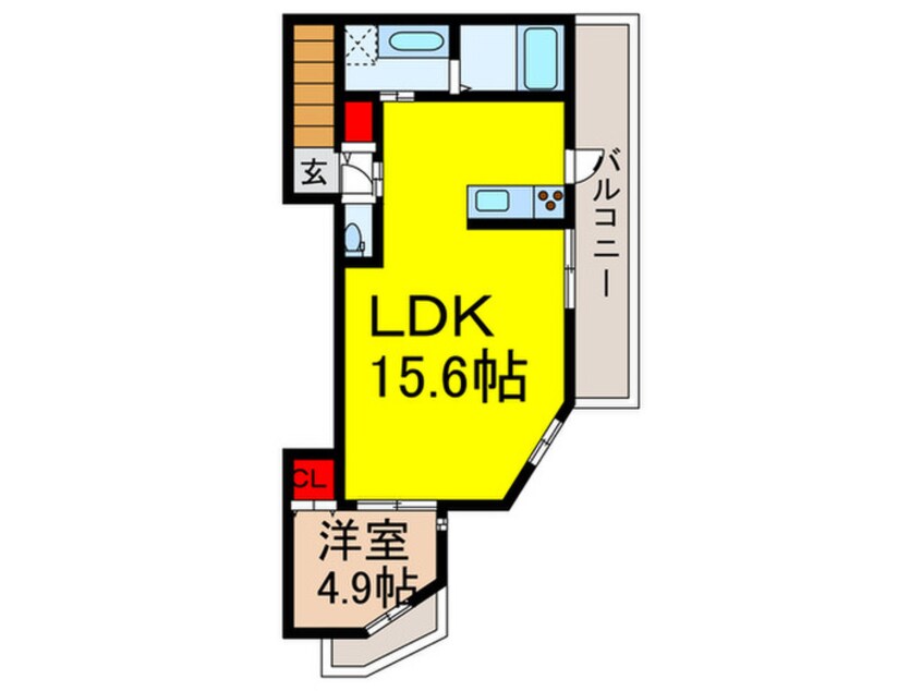 間取図 中山荘園ＬＯＨＡＵＳ