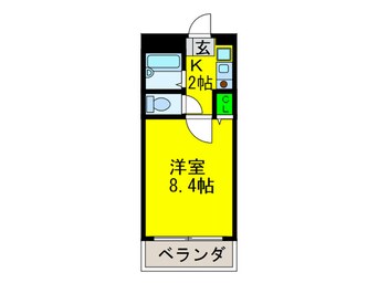 間取図 スペ－ス・イン田辺