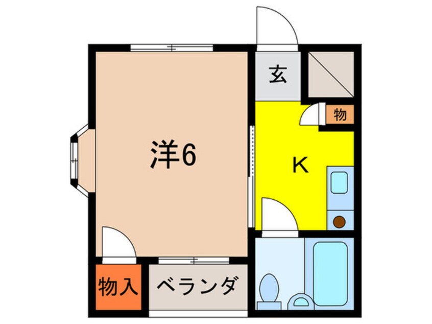 間取図 ハイツ上ヶ原