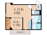 フェリオ江坂 1LDKの間取り