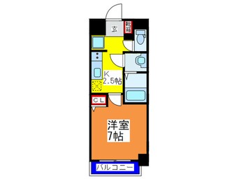 間取図 グランパシフィック新今里Ⅱ