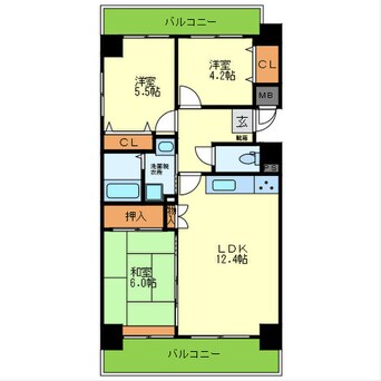 間取図 ドミール南六甲