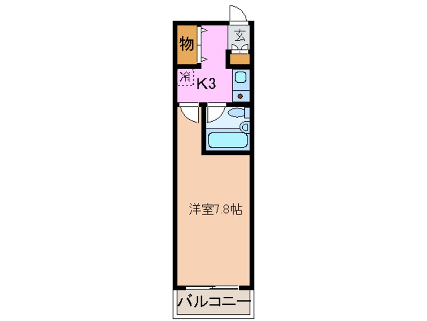 間取図 アスライフ湊川公園