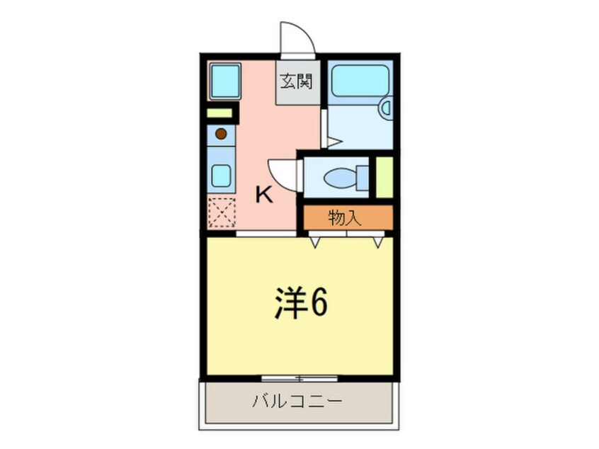 間取図 リバ－サイド岡本