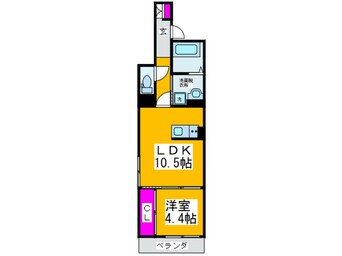 間取図 エトワール阿倍野