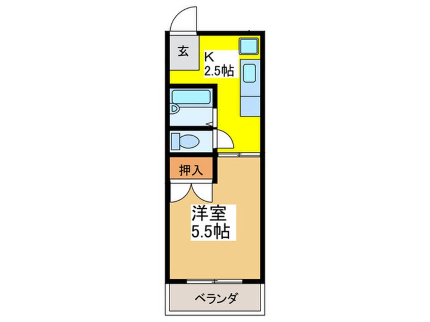 間取図 パ－クサイド平野