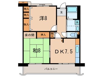 間取図 アルビス池田１０６号棟