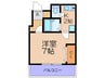 第３中川ビル 1Kの間取り