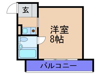 間取図 阪神ﾊｲｸﾞﾚｰﾄﾞﾏﾝｼｮﾝ１番館